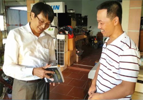 Đi thăm các bạn học viên ở Hải Phòng và ở Hải Dương đã mở cửa hàng 